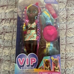 VIP Evelyn Hair Styling Doll with Colorful Braids